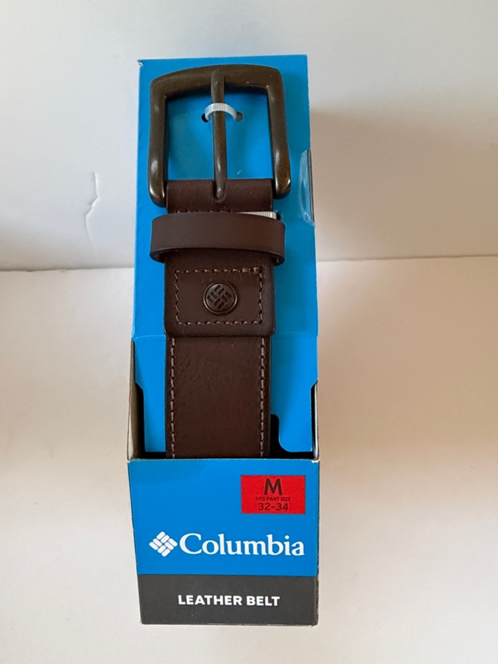 New Columbia Men’s Leather Belt